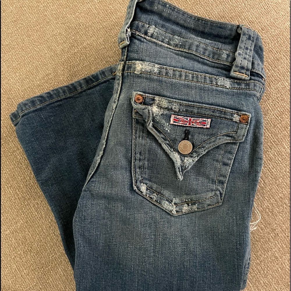 Hudson Jeans Capri Distressed